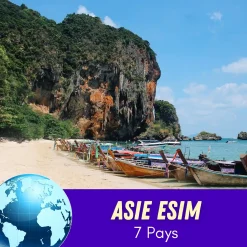 Asie eSIM 7 pays