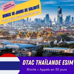 promote dtac thailande illimite 30 jours