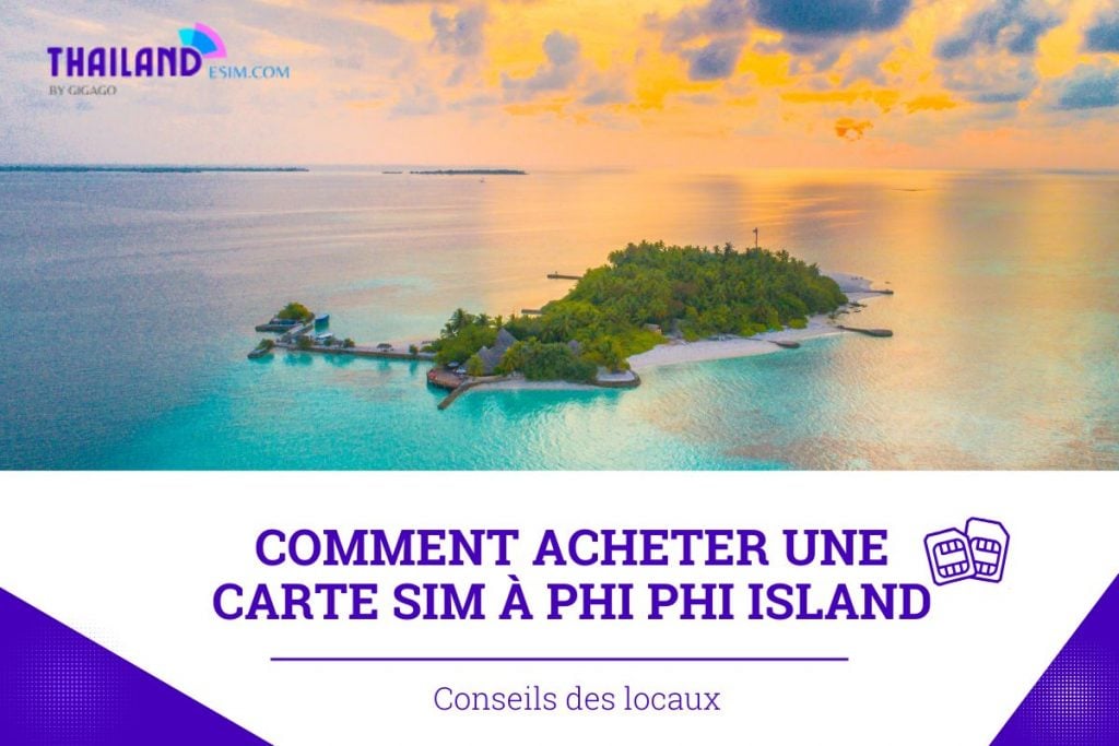 une carte SIM à phi phi island