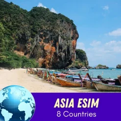 Asia eSIM - 8 countries