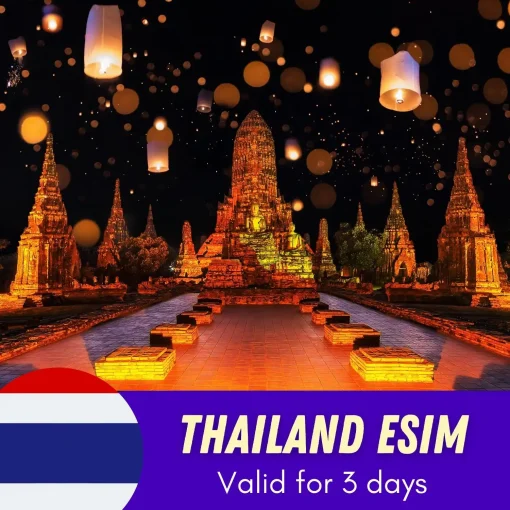 Thailand eSIM 3 days thailandesim