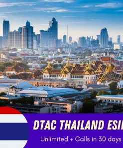 dtac Thailand Unlimited eSIM 30 days