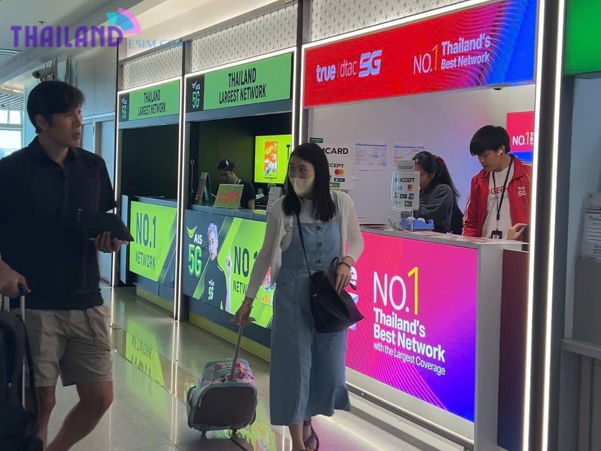 You can purchase a tourist SIM card at mobile operators' kiosk at the airport