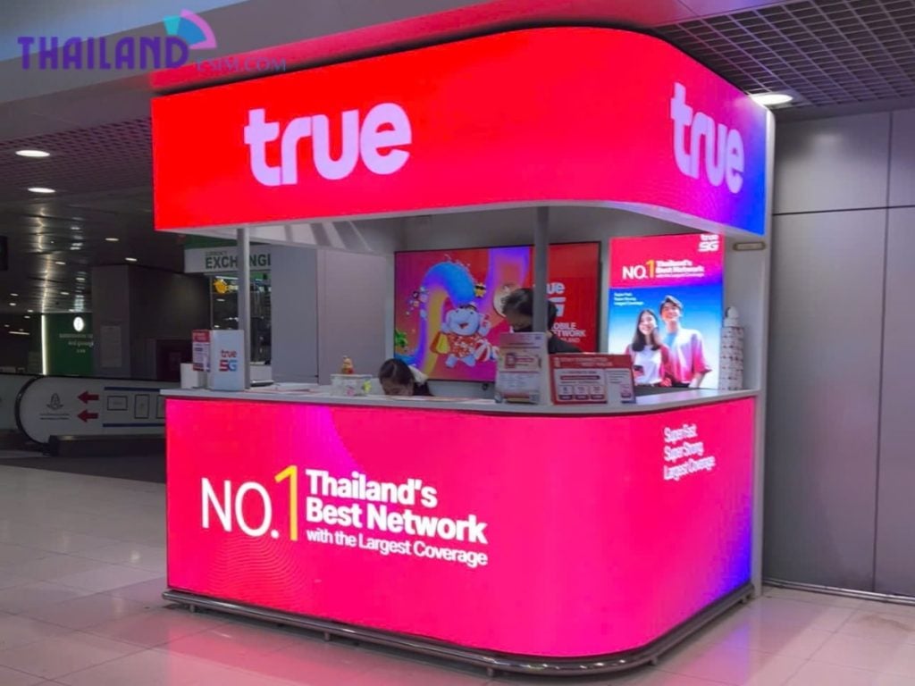 True kiosk at Airport