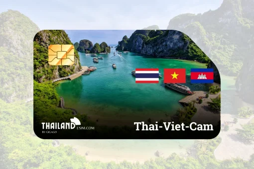 eSIM Thailand Vietnam Cambodia