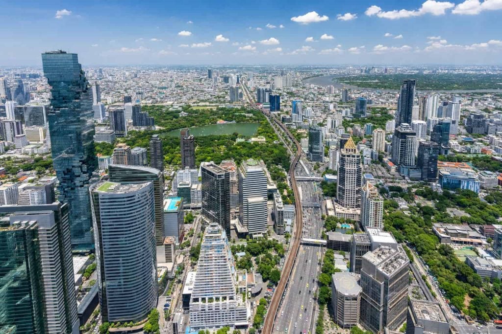 Coverage in Bangkok Business Districts